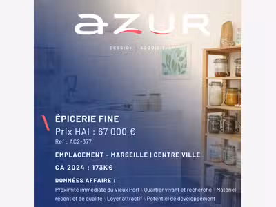 VENTE Epicerie fine en Centre Ville de Marseille