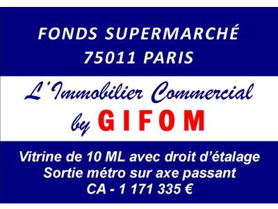 Vente Alimentation à Paris 11e