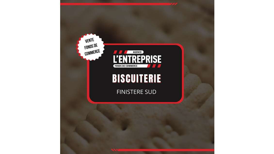 À vendre Biscuiterie artisanale en Finistère Sud