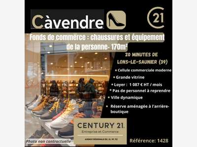 Cession FDC vente de chaussures ville dynamique 39