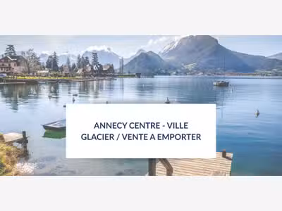 A vendre glacier crêperie sur le bassin annécien