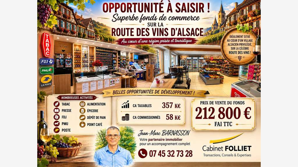 AV Tabac-Presse-Jeux-Epicerie village viticole 67