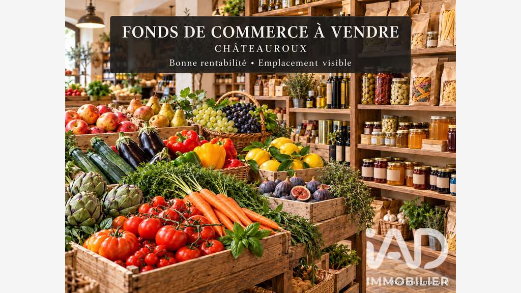Cède FDC Alimentation à Châteauroux empl attractif