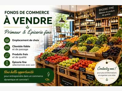 Vente FDC primeur & épicerie à Châteauroux