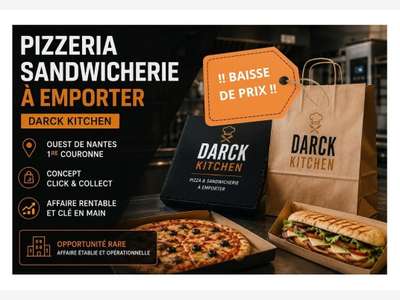 Vente pizzeria sandwicherie à emporter à Coueron