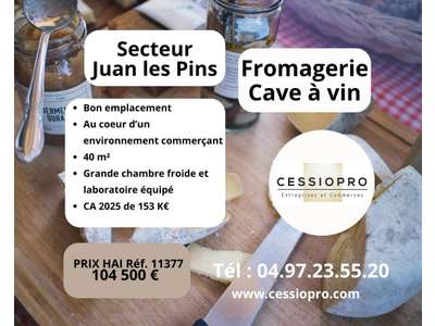 Vente Alimentation à Juan-les-pins