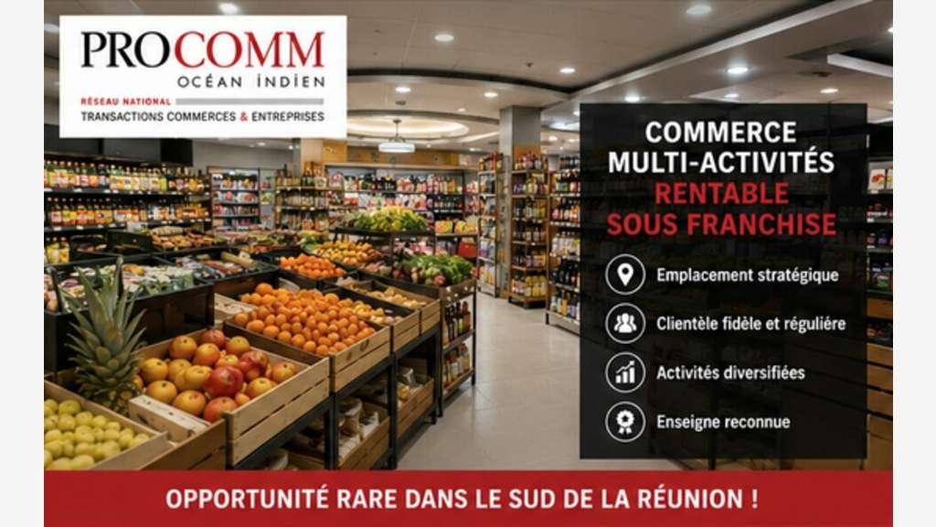 Epicerie multi activités à vendre à Saint-Pierre