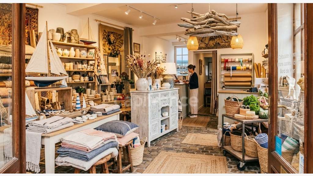 Boutique de décoration et maison à vendre Lacanau
