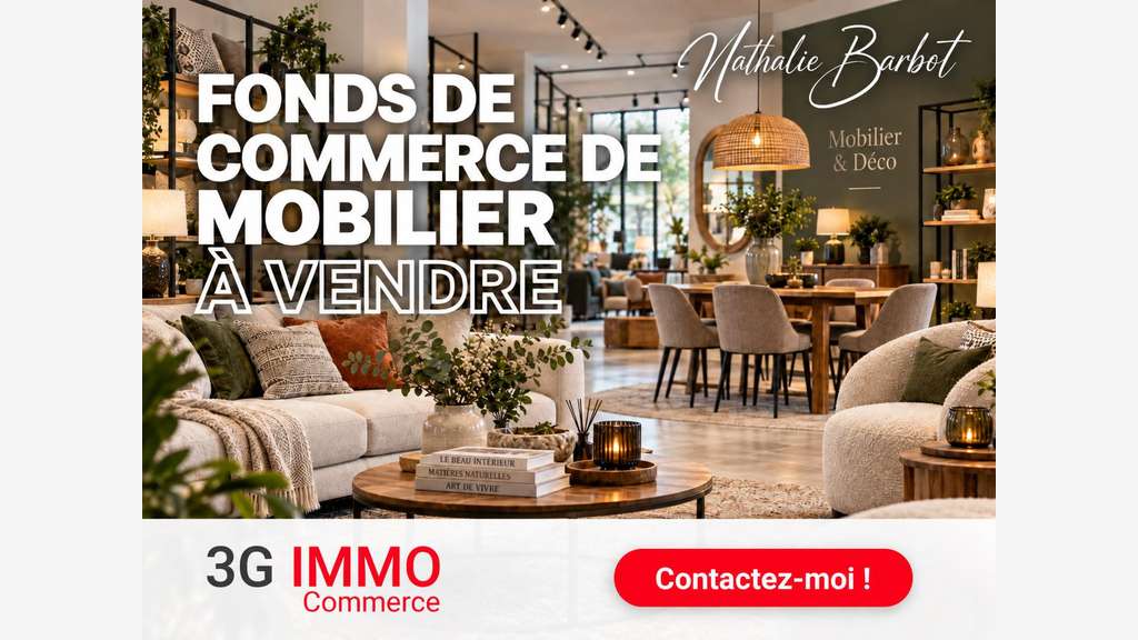 Vente FDC mobilier et décoration rentable à Reims