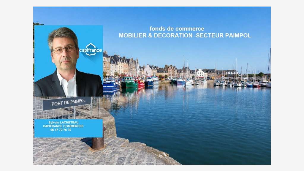Vente FDC mobilier & décoration secteur Paimpol