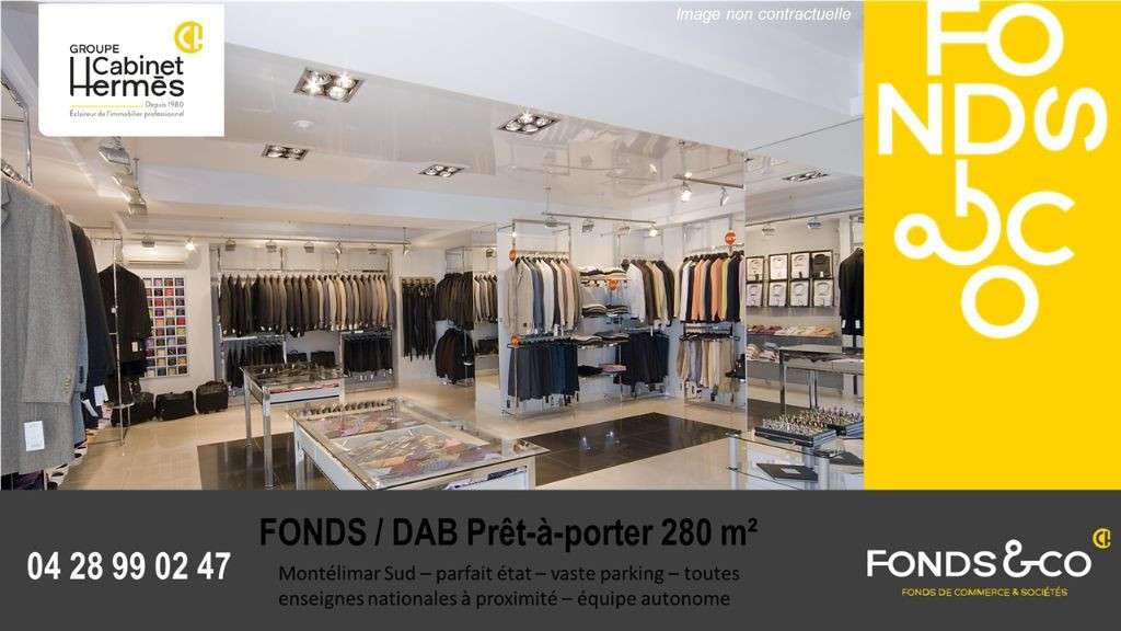 Vente FDC prêt à porter ou DAB à Montélimar