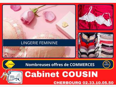 Vente boutique lingerie féminine en Centre Manche