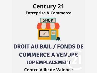 Fonds de commerce à vendre Valence