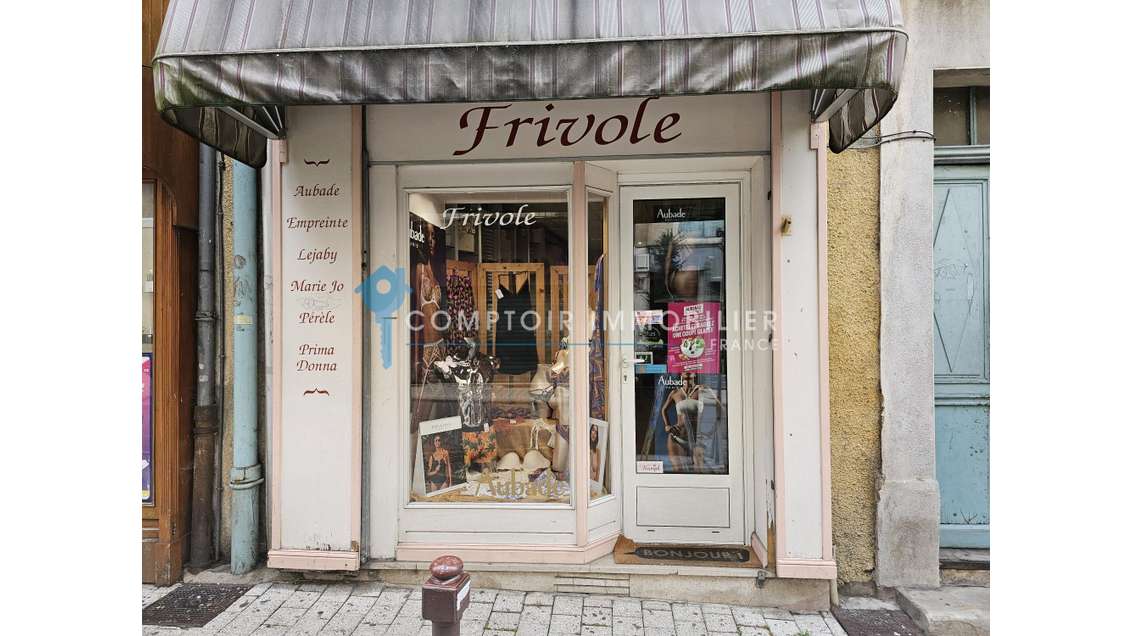 Vente fonds de commerce lingerie à Aubenas centre