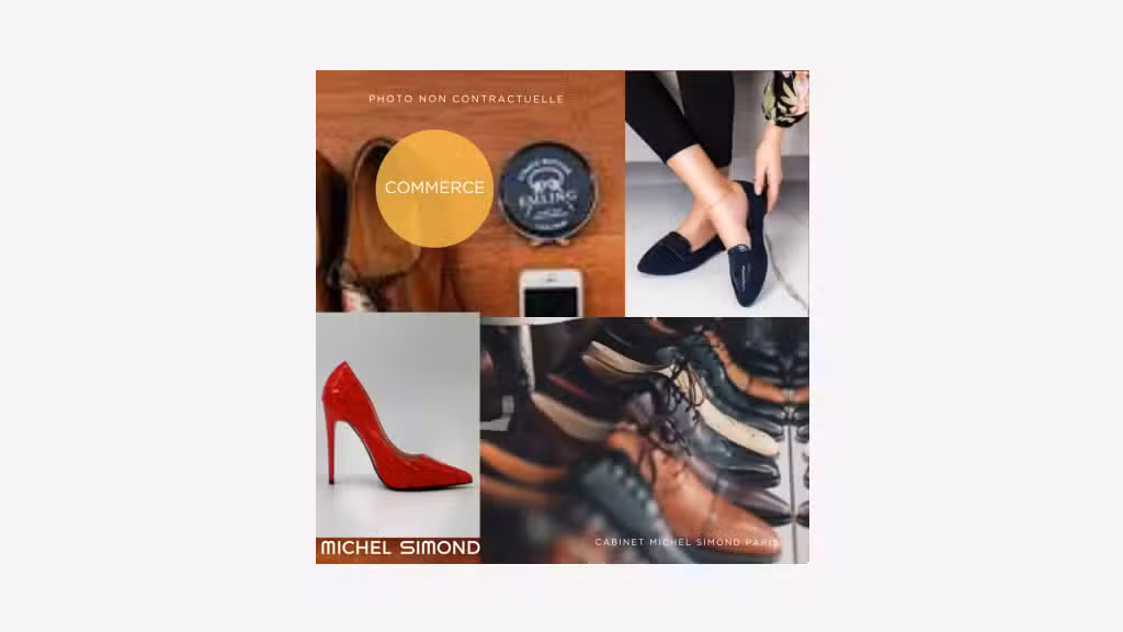 Vente magasin de vêtements chaussures à Paris