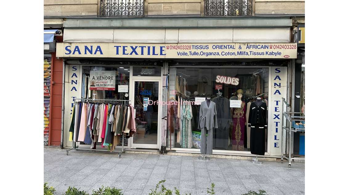 Cède magasin prêt-à-porter 65m² Paris rue piétonne