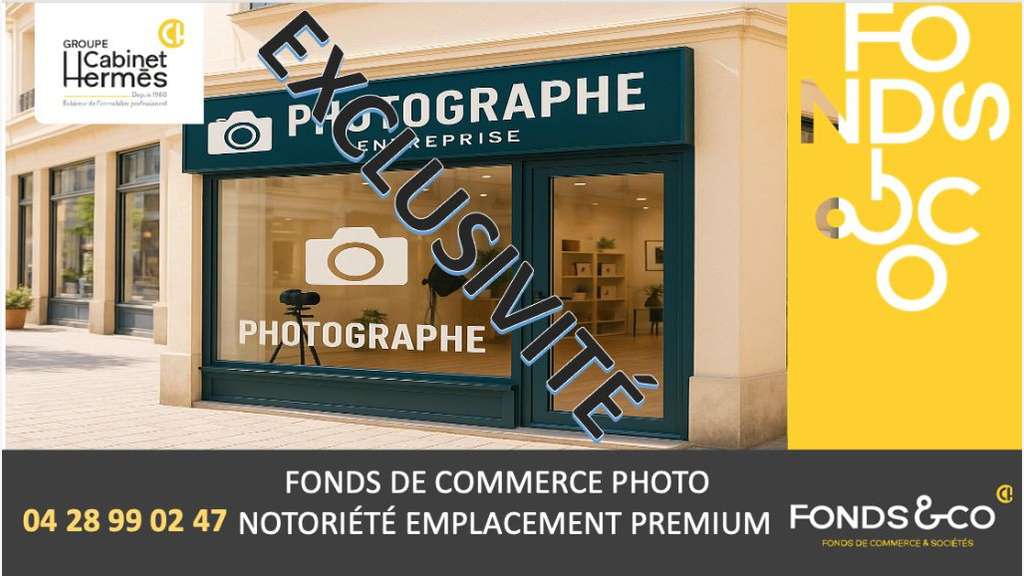 Vente commerce photographe réputé Romans sur Isère