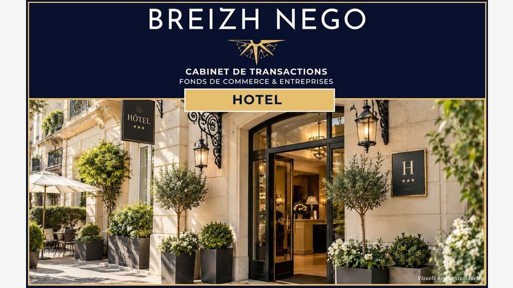 A vendre hôtel bureau 12 chambres en Morbihan