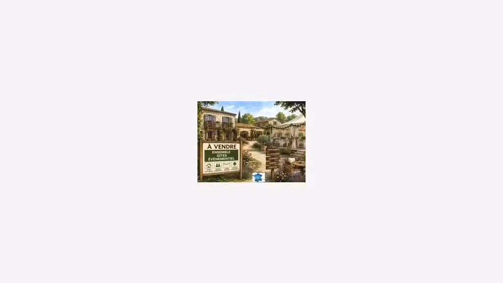 Vente domaine touristique premium en Sud Ardèche