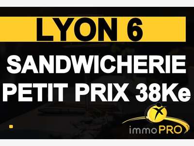 Petite sandwicherie à vendre à Lyon 69006