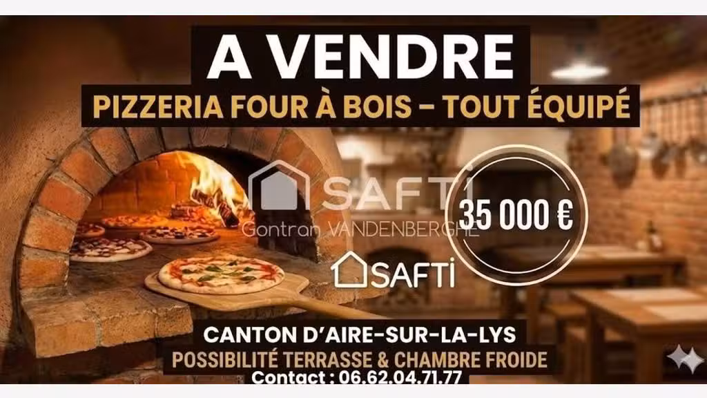Local pizzas au feu de bois à Aire-sur-la-Lys