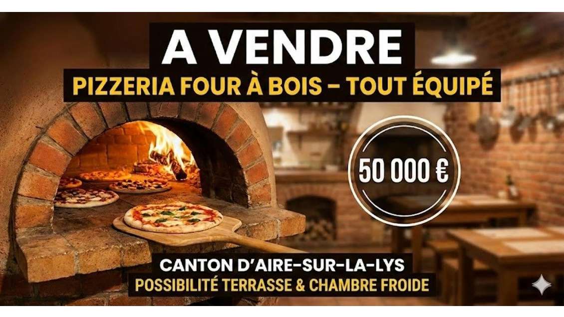 Local pizzas au feu de bois à Aire-sur-la-Lys