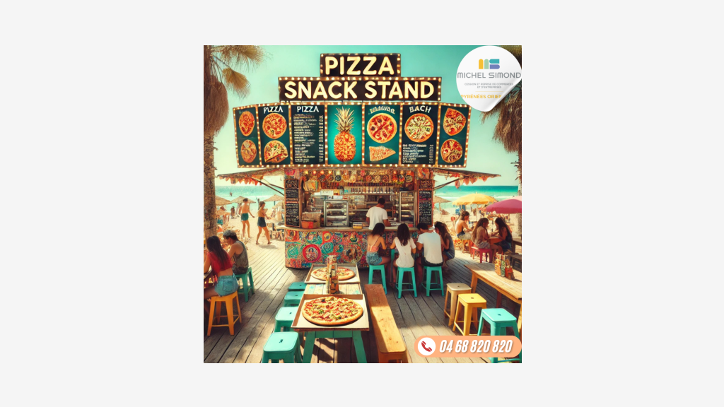 Vente pizzeria snack excellente visibilité dept 66