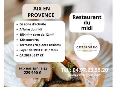 Vente Restaurant à Aix-en-Provence