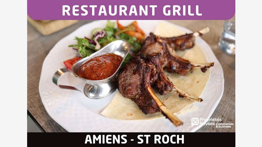 Cède restaurant grill 70 places Amiens Saint-Roch