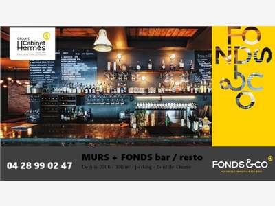 Vente fonds + murs bar restaurant Aouste sur Sye