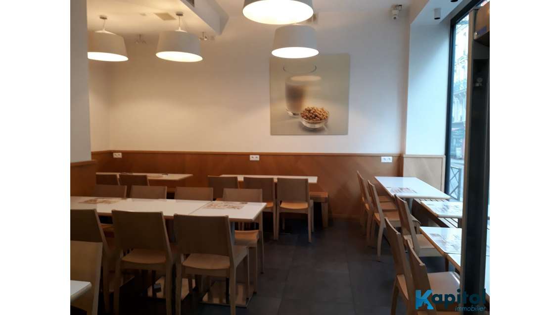 Vente restaurant asiatique vitrine à Paris 75008