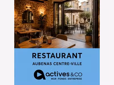 Vente restaurant tradi en centre ville d'Aubenas