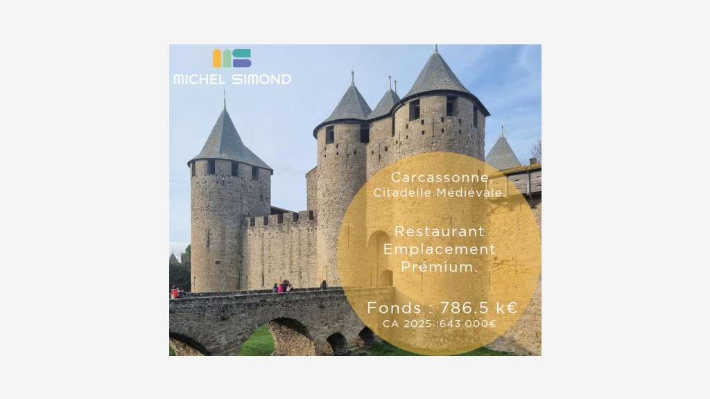 Vente restaurant Cité Médiévale de Carcassonne