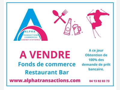 Vente  restaurant avec Terrasse Les Saisies