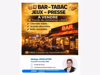Vente bar tabac presse avec terrasse à Avranches