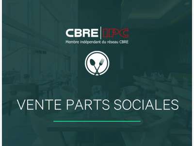 Vente parts sociales restaurant à Bayonne centre