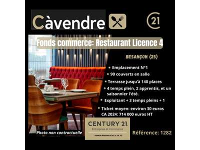 Vente Restaurant à Besançon