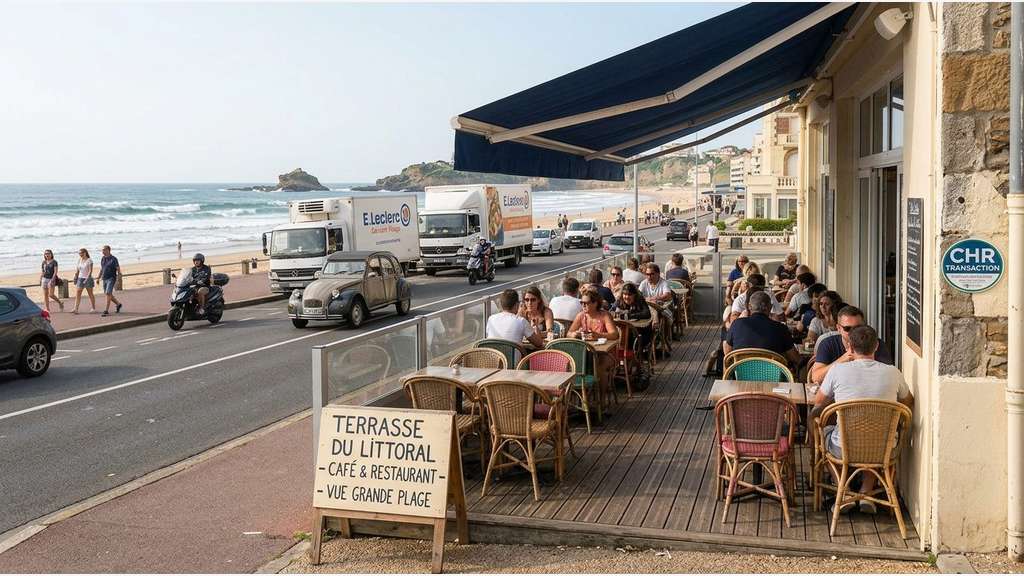 Restaurant à vendre face à l'océan à Biarritz