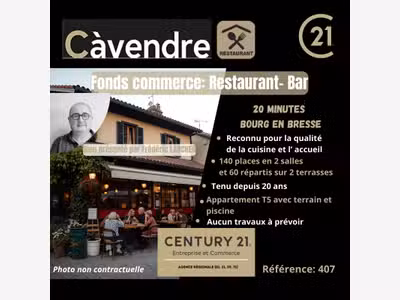 Av restaurant bar pizzeria proche Bourg en Bresse
