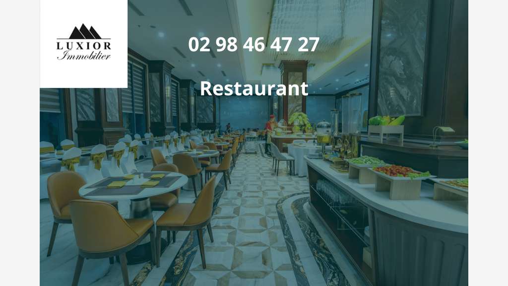 Vente magnifique restaurant de qualité à Brest
