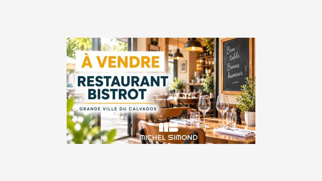 Vente restaurant bistrot quartier recherché Caen