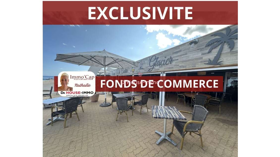 Vente FDC restaurant 250m² front de mer Cap d'Agde