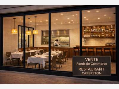Vente restaurant de 80m² avec terrasse à Capbreton