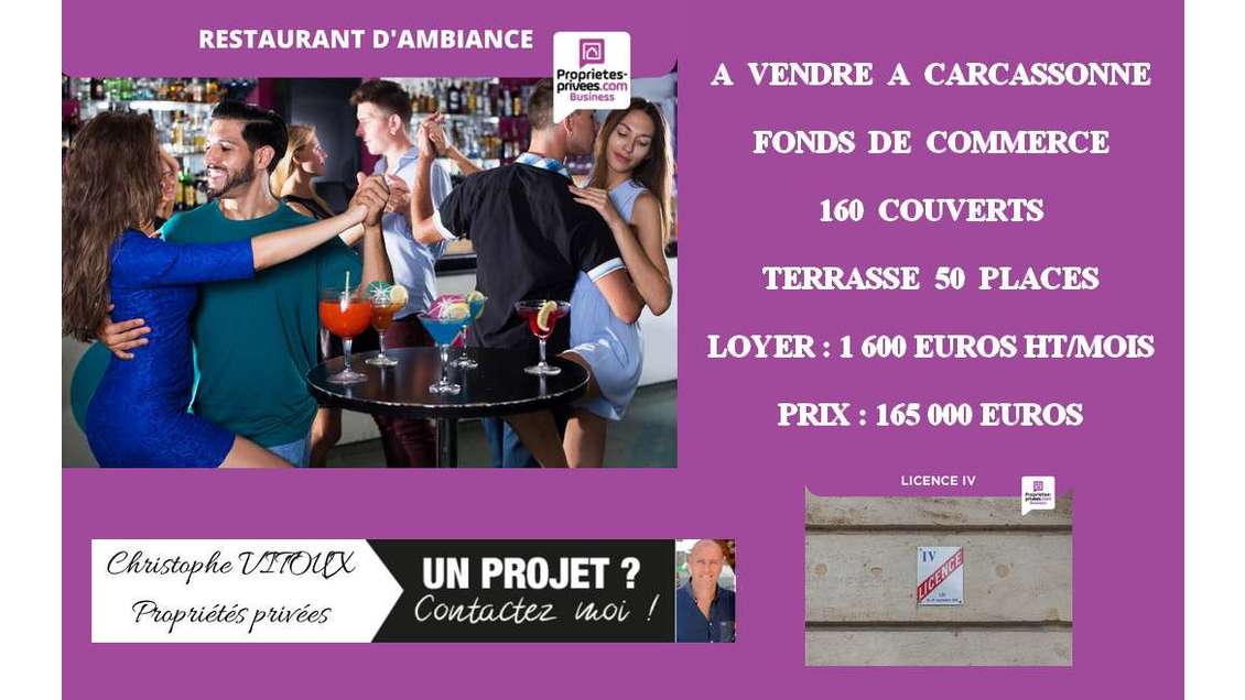 AV bar restaurant d'ambiance à Carcassonne