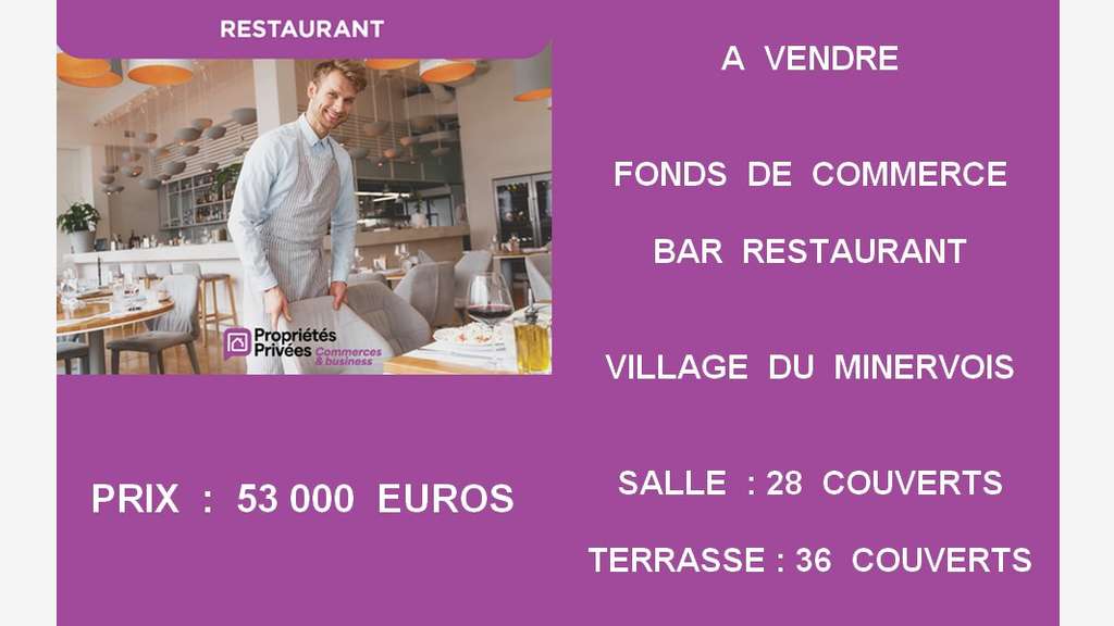 Cède bar restaurant terrasse village du minervois