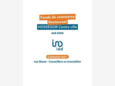 Vente restaurant empl privilégié à Soorts-Hossegor