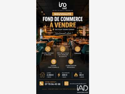 Vente restaurant clé en main secteur Thann Cernay