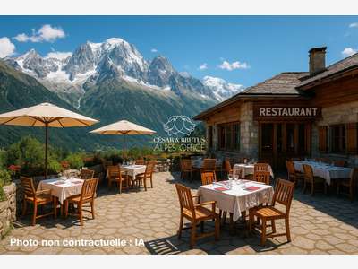 AV restaurant vue imprenable à Chamonix centre