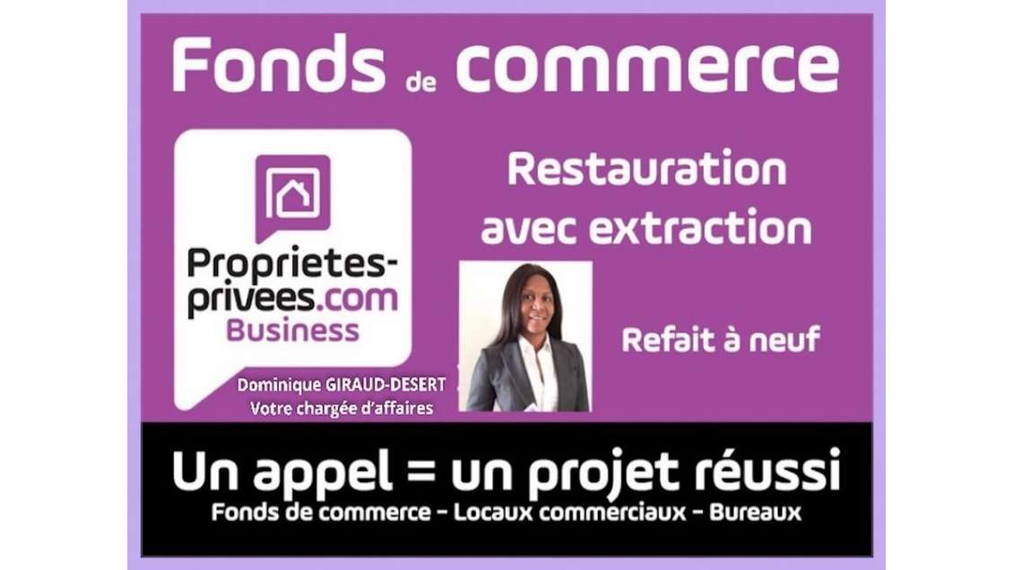 A vendre restaurant de 190m² à Chatou centre ville