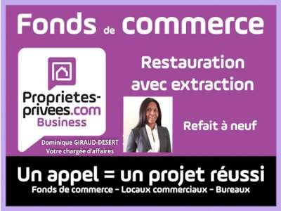 A vendre restaurant de 190m² à Chatou centre ville